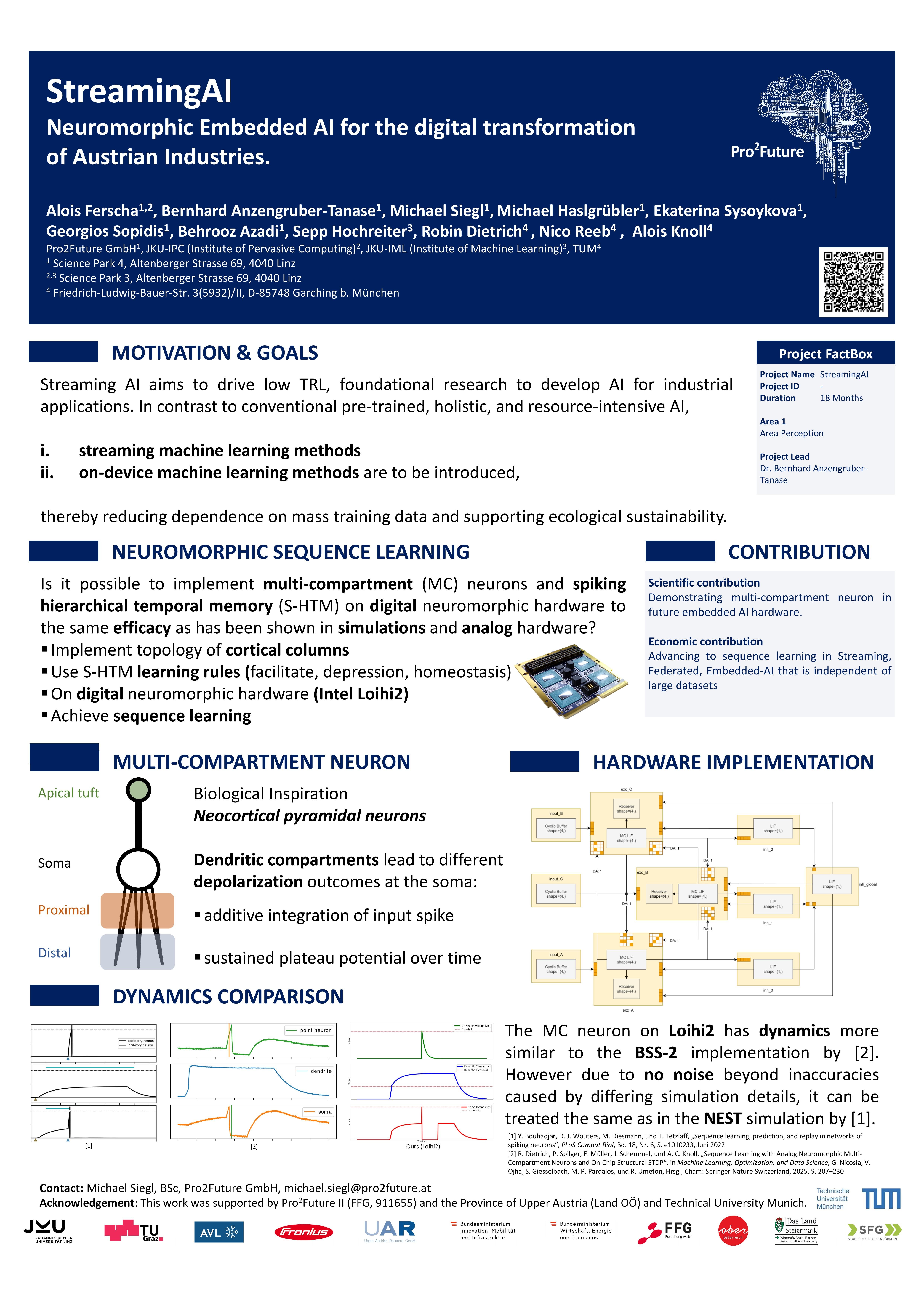 StreamingAI Neuromorphic Poster